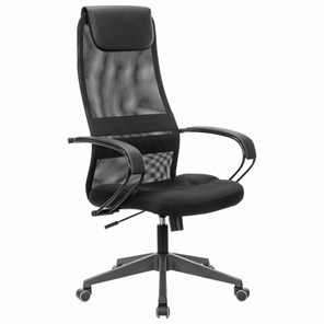Офисное кресло Brabix Premium Stalker EX-608 PL (ткань-сетка/кожзам, черное) 532090 во Владимире