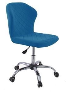 Кресло в офис KD-31, микровелюр B8 blue во Владимире