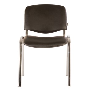 Офисный стул Brabix Iso CF-001 (хромированный каркас, кожзам черный) 531424 в Коврове