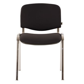 Офисный стул Brabix Iso CF-001 (хромированный каркас, ткань черная) 531419 во Владимире