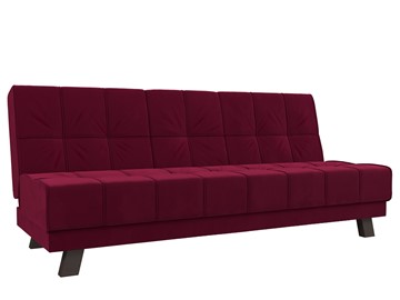 Прямой диван Винсент, Бордовый (микровельвет) в Коврове