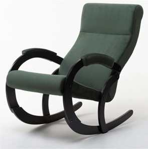 Кресло-качалка в гостиную Корсика, ткань Amigo Green 34-Т-AG в Коврове