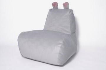 Кресло-мешок Бегемот серый во Владимире