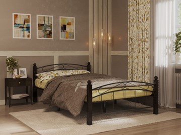 Кровать 2-х спальная Гарда 15, 160х200, черная во Владимире