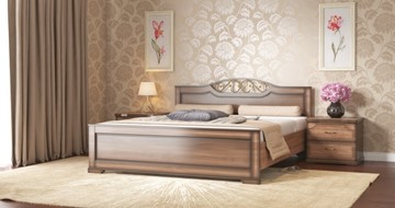 Кровать 1.5-спальная Жасмин 140*200 с основанием во Владимире