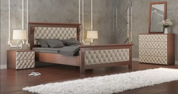 Двуспальная кровать СВ-Стиль Лидер 160*200 с основанием в Коврове