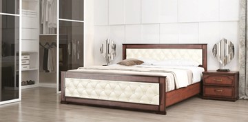 Кровать в спальню СВ-Стиль Стиль 2, 160х200, кожзам, с основанием в Коврове