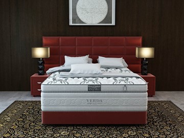 Спальная кровать Орматек Chocolate/Podium M 160х200, Микровелюр (Manhattan Гранатовый) во Владимире