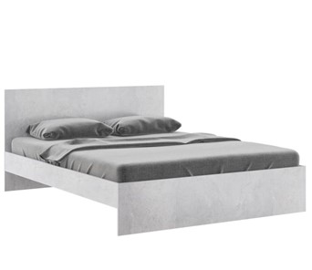 Двуспальная кровать Осло М14 с настилами Лайт (Цемент светлый) в Коврове
