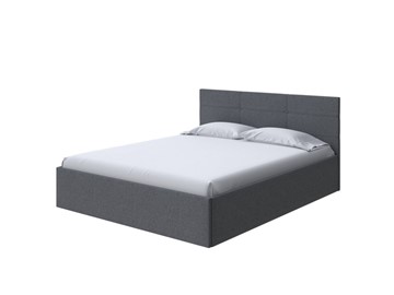 Спальная кровать Vector Plus 160х200, Рогожка (Savana Grey (серый)) в Коврове