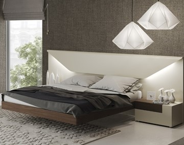 Кровать 1.5-спальная Elena с подсветкой (160x200) во Владимире