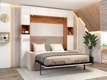 Кровать-шкаф с диваном DetalMaster Аделина 1400х2000 в Коврове