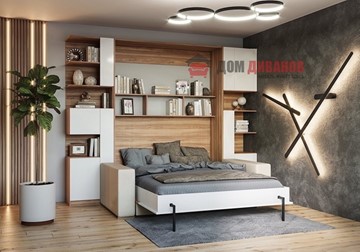 Кровать-шкаф с диваном DetalMaster Дина, 1200х2000 в Коврове