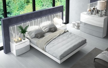 Кровать 1.5-спальная 606 VANESSA со светодиодной подсветкой (160х200) в Коврове