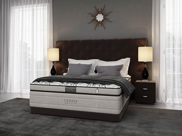 Кровать в спальню Style/Basement 160х200, Флок (Велсофт Спелая слива) в Коврове