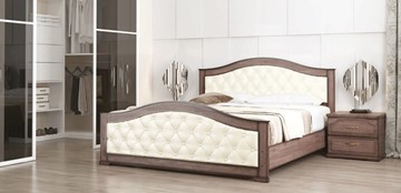 Кровать 2-спальная СВ-Стиль Стиль 1, 160х200, кожзам, с основанием в Коврове