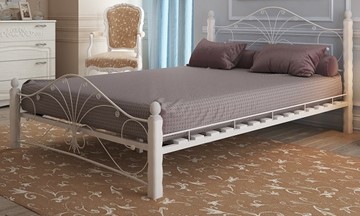 Двуспальная кровать Фортуна 1, 1600, белый/белый в Коврове