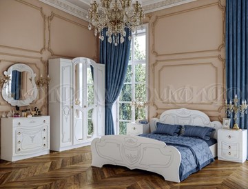 Модульная спальня Мария, Белый глянец во Владимире