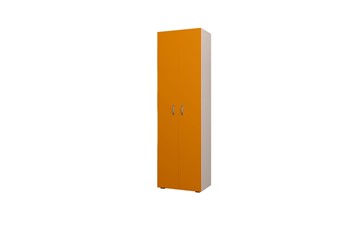 Двухдверный детский шкаф 600 ДО Млечный дуб, Оранжевый в Коврове