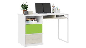 Письменный стол Сканди СМ-386.15.02-20 (Дуб Гарден, Белая, Зеленый) в Коврове