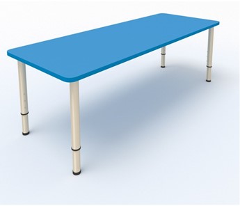 Стол детский 2-местный  (по одну сторону столешн.) СДО-2 (0-3) синий (МДФ) в Коврове