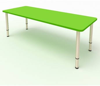 Детский стол 2-местный  (по одну сторону столешн.) СДО-2 (0-3) зеленый во Владимире