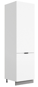 Шкаф-пенал Стоун 2 L600 (2 дв.гл.) (белый/джелато софттач) в Коврове