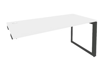 Приставной стол к тумбе O.MO-SPR-4.8 Антрацит/Белый бриллиант в Коврове