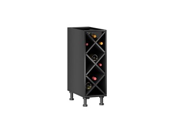 Тумба кухонная винная Мокка ЛД 270.070, цвет черный в Коврове