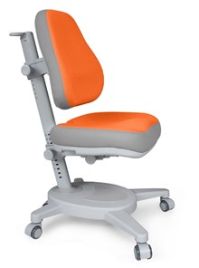 Детское растущее кресло Mealux Onyx (Y-110) OG  - серое + чехол оранжевый с серыми вставками во Владимире