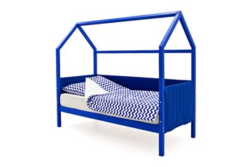 Кровать-домик в детскую «Svogen синий» мягкая в Коврове