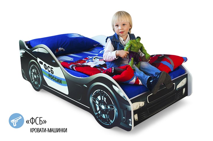 Кровать-машина детская ФСБ во Владимире - изображение 1
