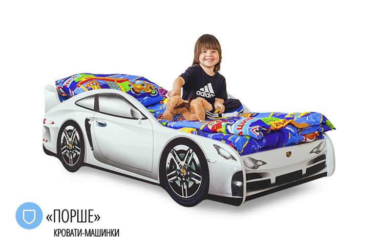 Детская кровать-машина Porsche во Владимире - изображение 1