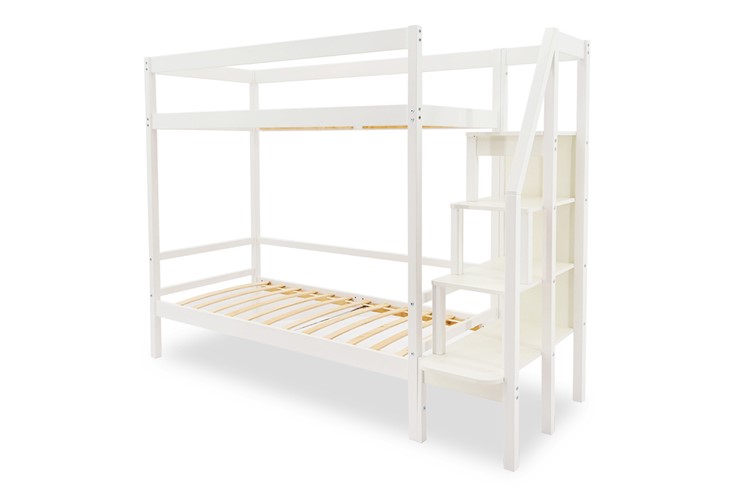 Двухэтажная кровать Svogen белый в Коврове - изображение 1