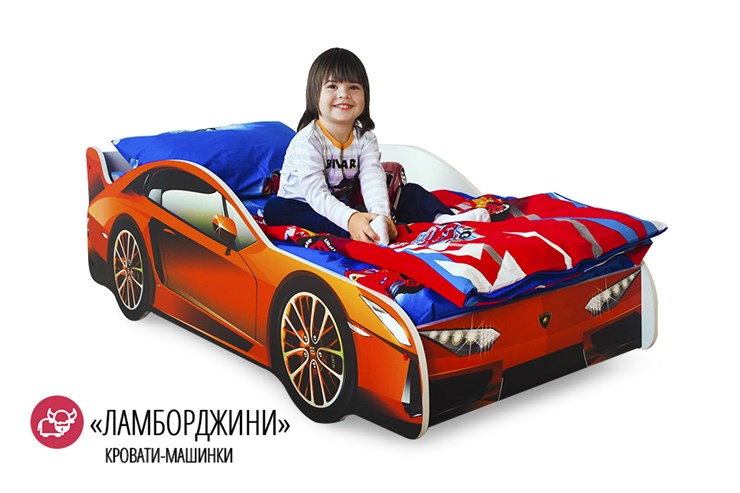 Детская кровать-машина Lamborghini во Владимире - изображение 1