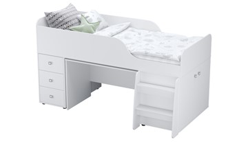 Детская кровать с рабочей зоной POLINI Kids Simple 4500 Белый в Коврове - предосмотр 6