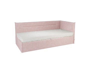 Кроватка 0.9 Альба (Тахта), нежно-розовый (велюр) в Коврове