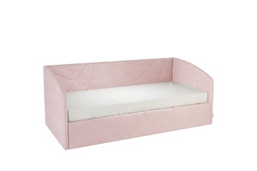 Кровать детская 0.9 Бест (Софа), нежно-розовый (велюр) в Коврове