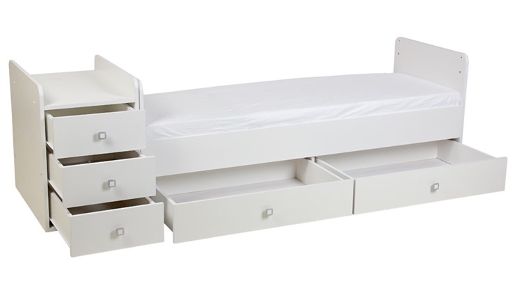 Кровать-трансформер с комодом Фея 1100 Белый в Коврове - изображение 9