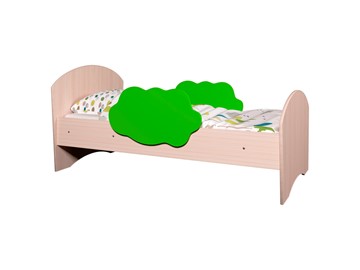 Детская кровать Тучка, корпус Дуб млечный, фасад Лайм в Коврове
