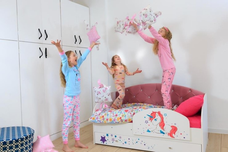 Детская кровать с бортиками Звездочка с бортиком, Розовый в Коврове - изображение 9