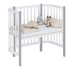 Детская кровать POLINI Kids Simple 105 Белый / Серый в Коврове - предосмотр 1
