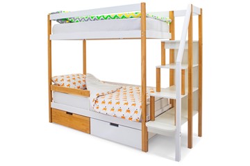 Детская двухэтажная кровать Svogen дерево-белый в Коврове