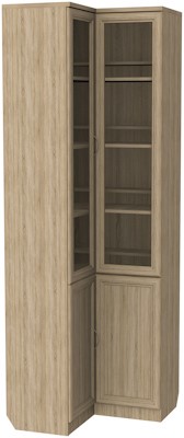 Шкаф угловой 211, цвет Дуб Сонома в Коврове - изображение
