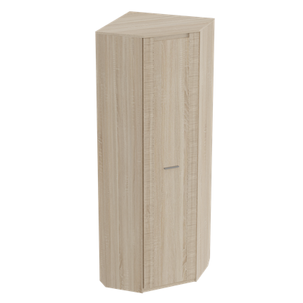 Угловой распашной шкаф Элана, Дуб сонома 720х720х208 во Владимире - изображение