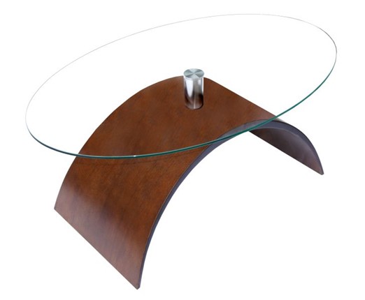 Стеклянный столик Колизей-7, цвет орех во Владимире - изображение