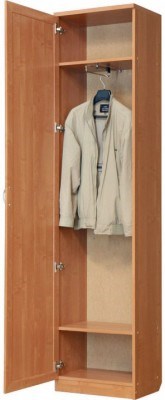 Шкаф одностворчатый 107 с выдвижной штангой, цвет Дуб Сонома в Коврове - изображение 1