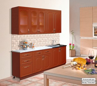 Гарнитур на кухню Классика 2000, цвет Итальянский орех во Владимире