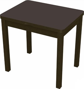 Обеденный раздвижной стол Бари дерево №8 (стекло коричневое/венге) во Владимире