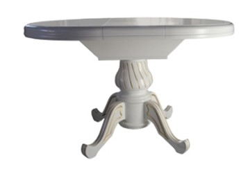 Кухонный раскладной стол Ф-100(130), на одной ножке, (стандартная покраска) в Коврове - предосмотр 2